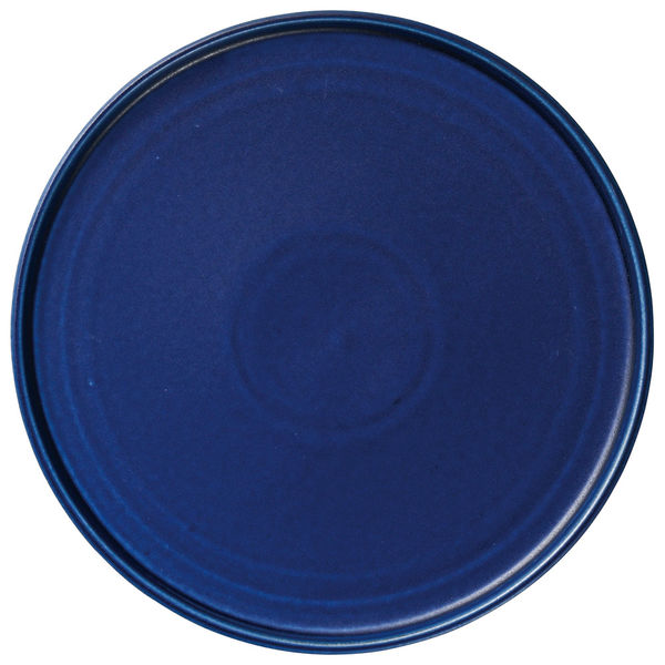 アースモス 大皿 ネイビーフラット26cm丸皿 (1個入) utw-50714206（直送品）