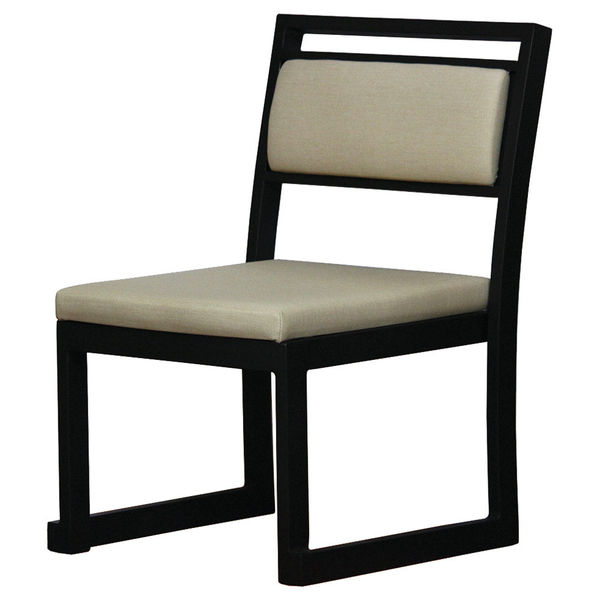 アースモス 椅子高座椅子 背もたれ横型L1304 布調山吹 アルミフレーム (1個入) utw-74218756（直送品）