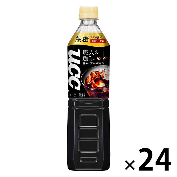 UCC上島珈琲 職人の珈琲 無糖 930ml 1セット（24本）