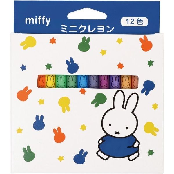 クツワ ミッフィー miffy ミニクレヨン（１２色） MF657 1セット（10個）