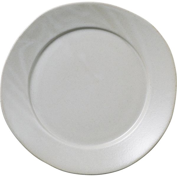 陶里 中皿 ワイドリムアイボリー19cm丸皿 (3個入) tri-300803102（直送品）