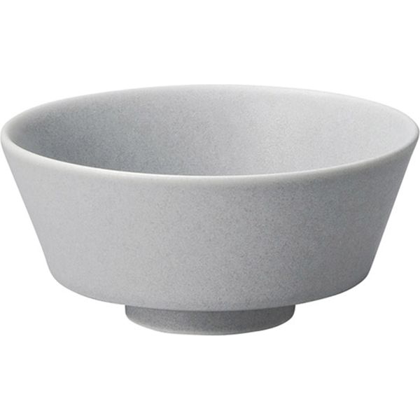 陶里 飯碗 グレーマット角茶碗 (4個入) tri-300803720（直送品）