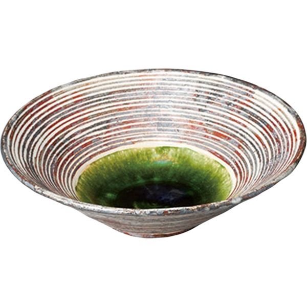 陶里 大鉢 鼡駒筋8寸反鉢 (1個入) tri-300836607（直送品）