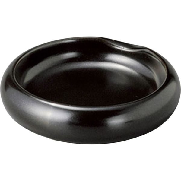陶里 灰皿 黒マット灰皿 (5個入) tri-300843916（直送品）
