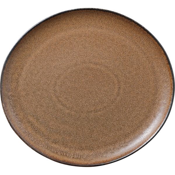 陶里 中皿 ベジサンドイッチ皿 カラメル (2個入) tri-301002926（直送品）