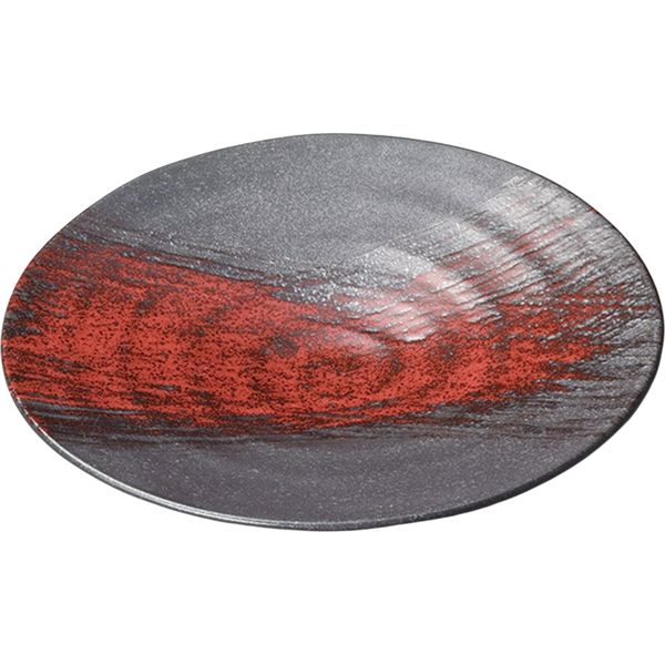 陶里 大皿 ブラストデリカ（赤）24cmパスタ皿 (2個入) tri-301028503（直送品）