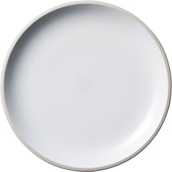 陶里 中皿 ルストマイルドホワイト23cmプレート (3個入) tri-302101505（直送品）