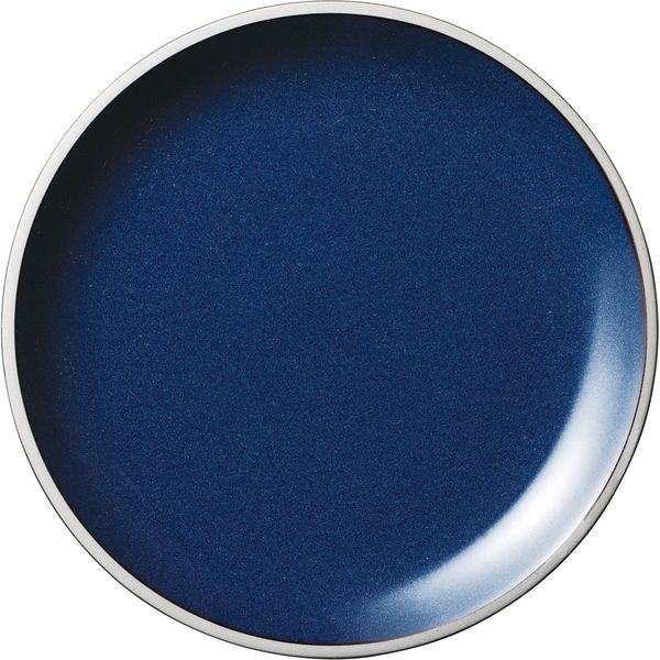 陶里 中皿 ルストモードブルー23cmプレート (3個入) tri-302101508（直送品）