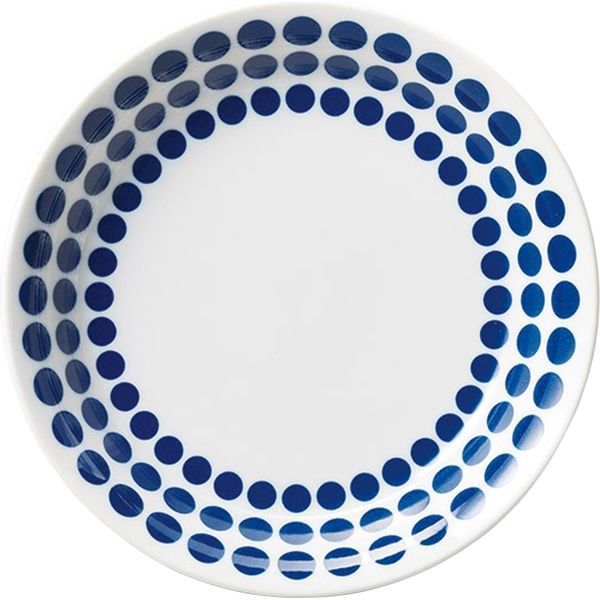 陶里 中皿 コバルト ラウンドカレー皿 (5個入) tri-303369913（直送品）