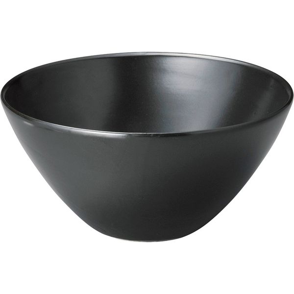 陶里 中鉢 黒マット6.5鉢 (2個入) tri-303370302（直送品）