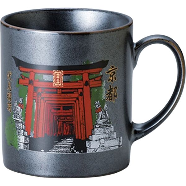 陶里 日本土産 80mmマグ鉄結晶 伏見稲荷 千本鳥居 (5個入) tri