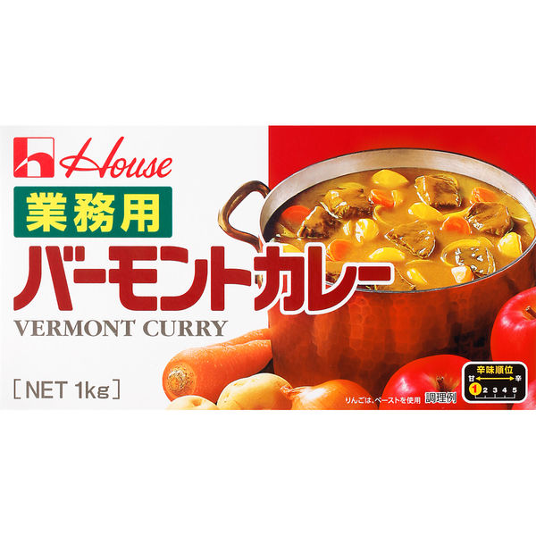 ハウス食品　業務用バーモントカレー　1kg　1個　カレールー