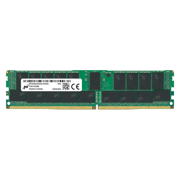 増設メモリ サーバー向け 32GB DDR4ー2933 PC4ー23400 RDIMM 1Rx4 CL21 Micron マイクロン 3年保証 1個