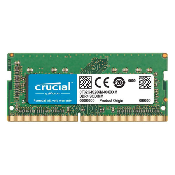 増設メモリ Mac向け DDR4-2666 32GB Crucial クルーシャル SODIMM forマック Apple 永久保証 PCメモリ 1個