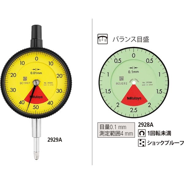 ミツトヨ ダイヤルゲージ 2928AB 1個（直送品）