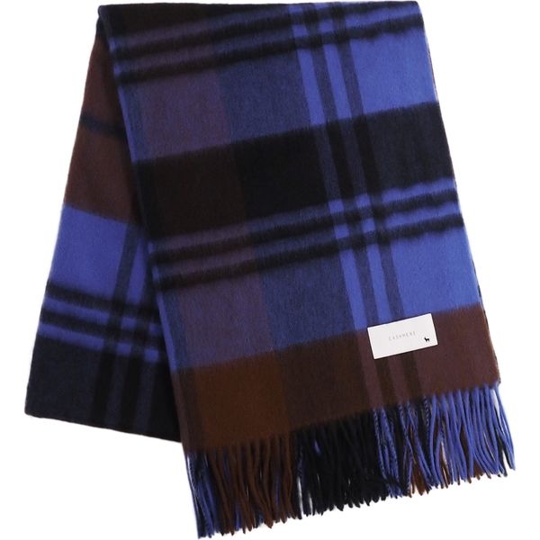 SoleilソレイユCASHMERE 100％カシミヤ チェックストール カシミヤタッチ チェック柄マフラー | ストール・傘のOEM