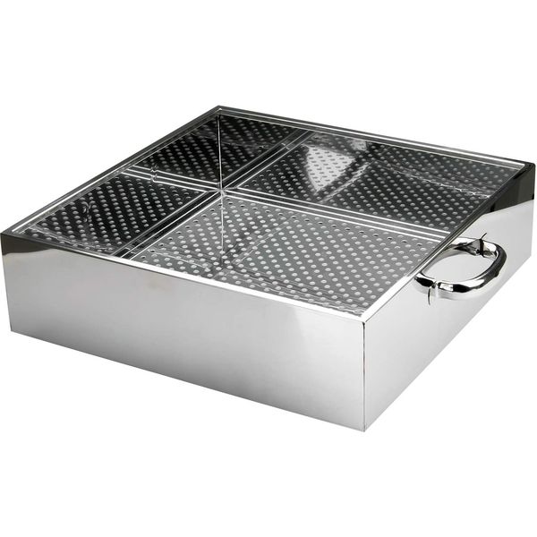 新品　未使用　PE 18-8ステンレス 業務用 角蒸器用 中子 39cm (N) PE 18-8業務用角蒸器用中子 神子島製作所(桃印) 蒸し鍋 【通販