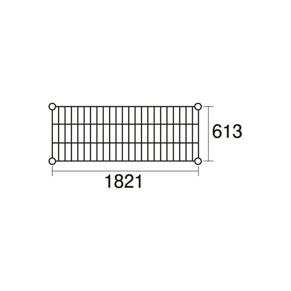 エレクター ステンレスエレクター 棚 SLS1820 137054 1個（直送品