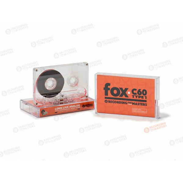磁気研究所 RECORDING THE MASTER FOXオーディオカセットテープ　60分 HDAT60FOX1P 1個