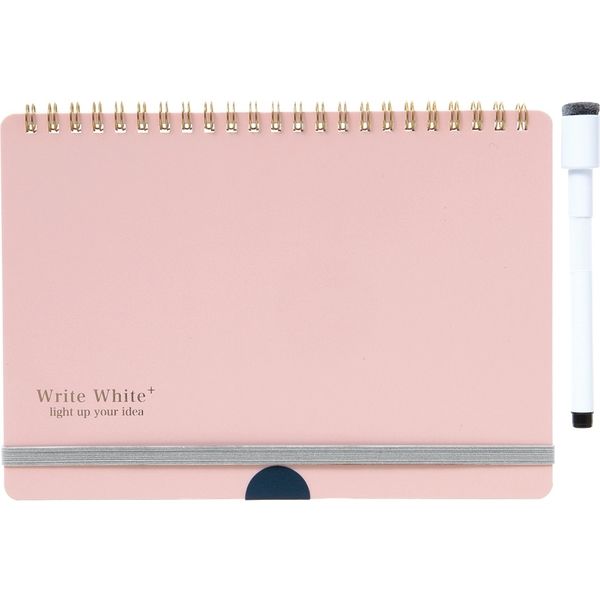 学研ステイフル Write　White＋ホワイトボードノート Ａ５サイズ ピンク BD12015 3冊（直送品）
