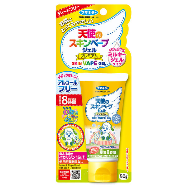 天使のスキンベープジェル プレミアム NHK いないいないばあっ！ ベビーソープの香り 50g 1個 お肌の虫よけ フマキラー - アスクル