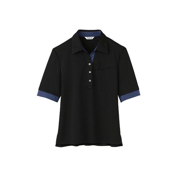 セロリー Selery Ｓーポロシャツ　ブラック　15 S-37130（直送品）