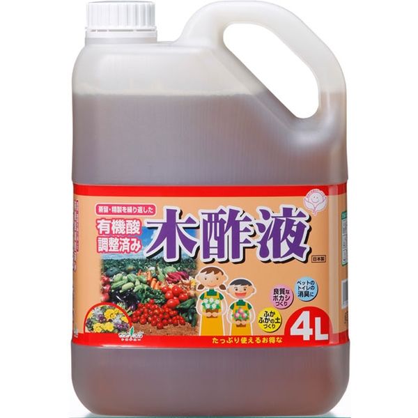 中島商事 有機酸調整木酢液 4L #296496 1個