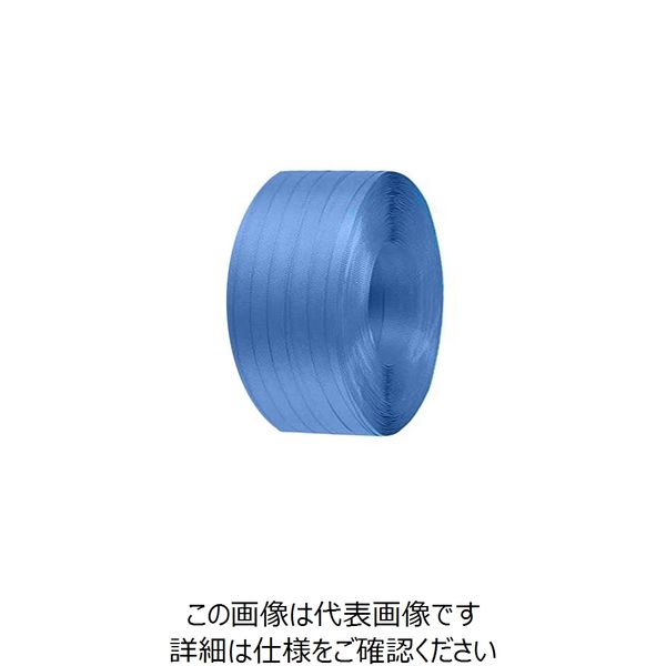 アズワン PPバンド(手締め) 15.5mm×1000m 青 3-1622-01 1セット(2000m:1000m×2巻)（直送品）