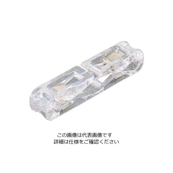 友屋 ツインクリップ(50ケ入)12027 61-6846-43 1セット(100個:50個×2組)（直送品）