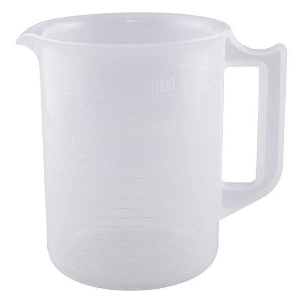 ニッコー・ハンセン PP計量カップ 1L 1個 3007-02 1セット(8個) 30-0702-55（直送品）