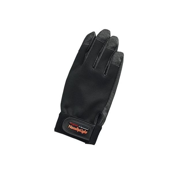 ペンギンエースジャパン グリップ手袋 ノンスリップライナー(R) ブラック L PA-9200 1セット(3双) 3-082-02（直送品）