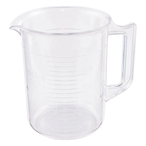ニッコー・ハンセン PC計量カップ 1L 1個 3008-1000 1セット(4個) 30-0810-00-55（直送品）