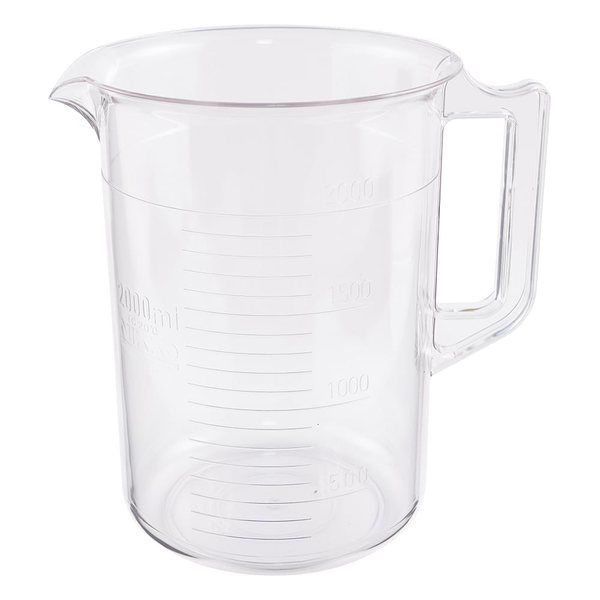 ニッコー・ハンセン PC計量カップ 2L 1個 3008-2000 1セット(3個) 30-0820-00-55（直送品）
