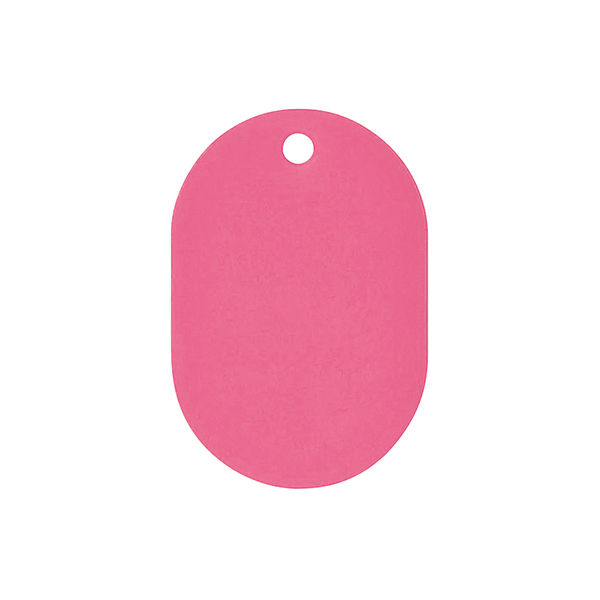 共栄プラスチック 番号札 小（31×45mm） 番号無し ピンク 1セット（150枚：50枚×3組） 7-5795-12（直送品）