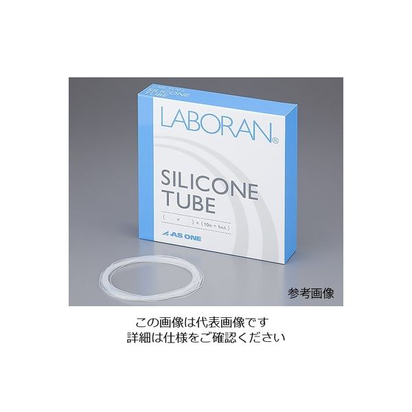 アズワン ラボラン(R)シリコンチューブ 4×6 1巻(11m) 9-869-07 1セット(2巻)（直送品）