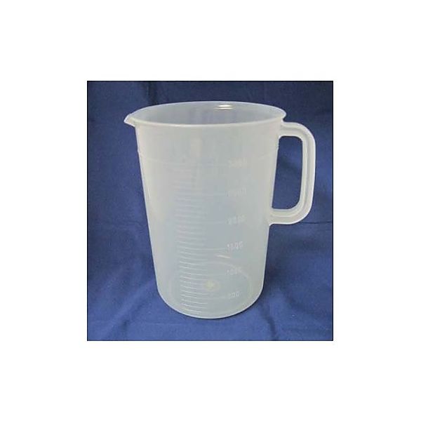 日本メデカルサイエンス PP手付ビーカー 3000mL(Ralic) M4-450-04 1セット(5個) 61-3518-84（直送品）