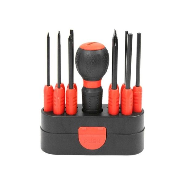 藤原産業 EーValue ドライバーセット 10本組 ED-795 1セット(3個) 62-2831-75（直送品）