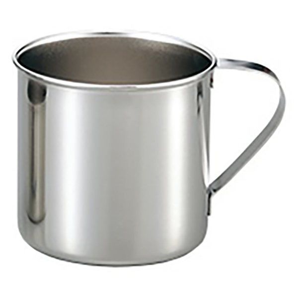 清水アキラ ステンレスコップ手付きタイプ 500mL 2-9547-06 1セット(3個)（直送品）