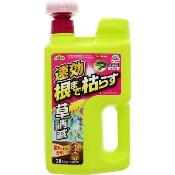 アース製薬 即効根まで枯らす アース草消滅 2L 4901080047618 1個