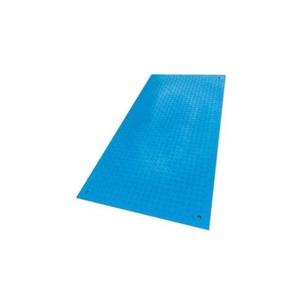 ウッドプラスチックテクノロジー イベント用樹脂製敷板 Wターフ 青 2枚