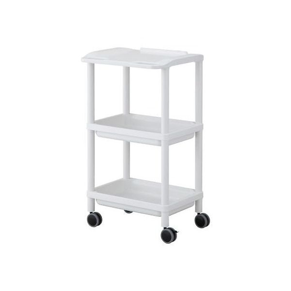 アズワン モバイルPCカート 532×445×950mm 白 MPC180HW 1個 7-1435-04（直送品）