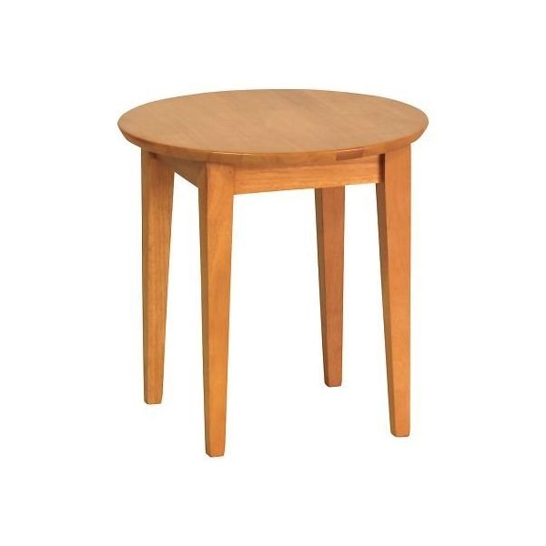 グローリープラン 丸型ローテーブル ライトブラウン TC-50ファイLB 1個 7-2739-01（直送品）