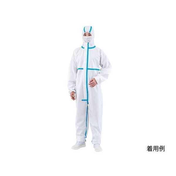 アズワン 化学防護服 L 7-9224-02 1枚（直送品）