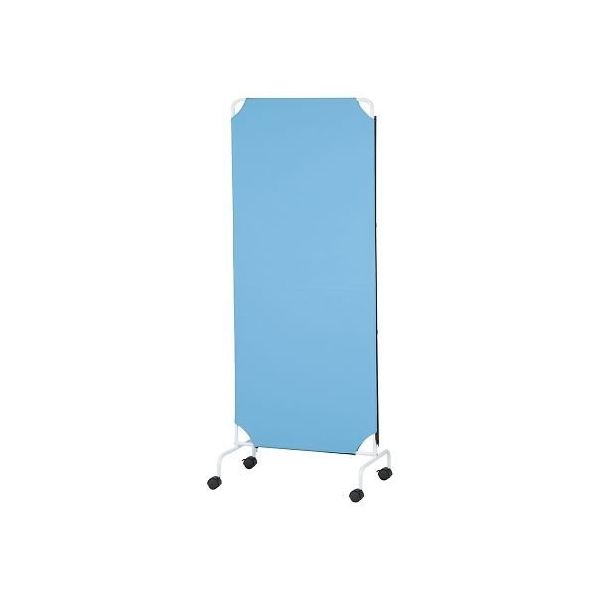 アズワン 連結パーテーション 基本体B 1連 700×400×1800mm ブルー 7-9776-02 1台（直送品） 15,331円