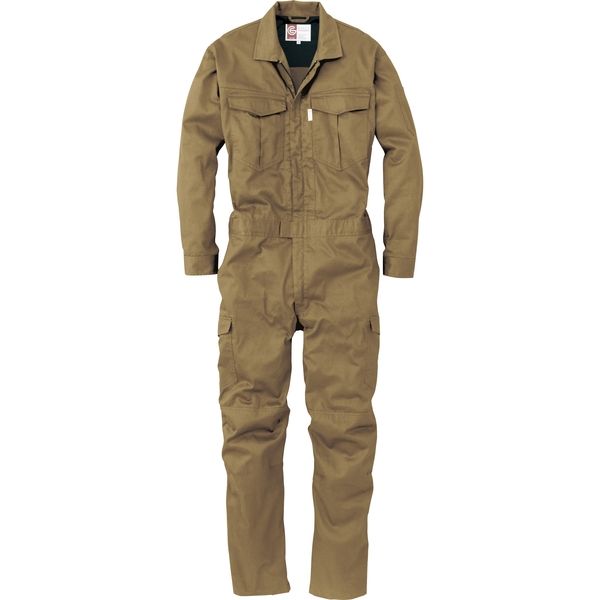 【GRACE ENGINEER'S】 GE-220コットンツィル長袖ツナギ　ベージュ　B3L 220-17 1着（直送品）