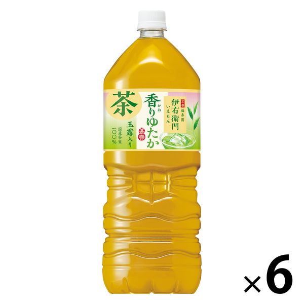 96本 送料無料 特茶 伊右衛門 48本×2 特選茶すこやか茶黒烏龍茶より良 サントリー 伊右衛門 香りゆたか 2L 1箱（6本入）緑茶 - アスクル