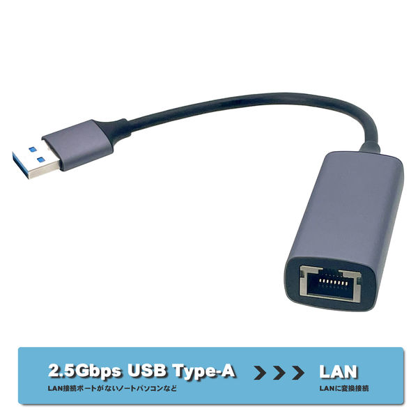 Vodaview TypeC to LAN(RJ45)アダプタ 黒 n5ksbvb Vodaview USB TypeC-LANポート変換アダプタ C[オス]-LAN（RJ-45
