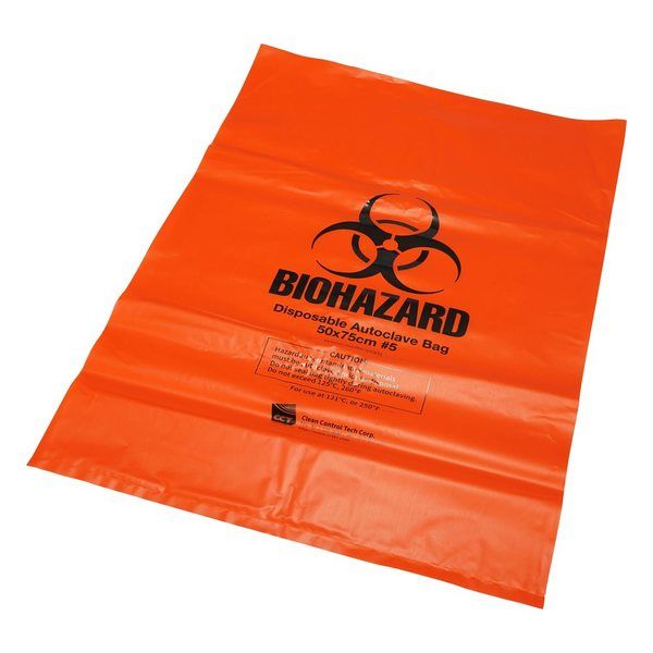 アズワン オートクレーブ用廃棄バッグ 500×750mm 200枚入 7-576-04 1箱(200枚)（直送品）