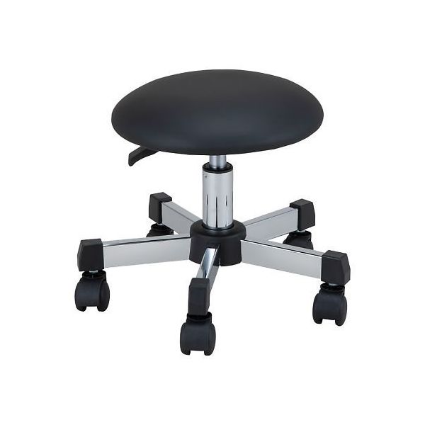 アズワン ラウンドミニスツール ブラック RMS-Black 1個 7-9962-01（直送品）