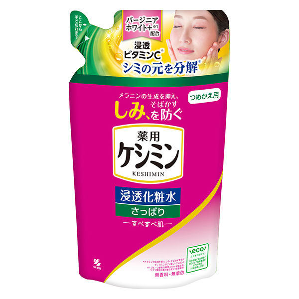 ケシミン浸透化粧水 さっぱりすべすべ 詰替 140ml 小林製薬